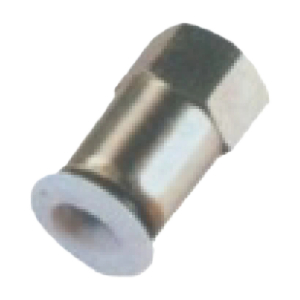 وصلة نتاية 1/4" * وصلة ابيض خرطوم 6مم PU SPCF06-02
